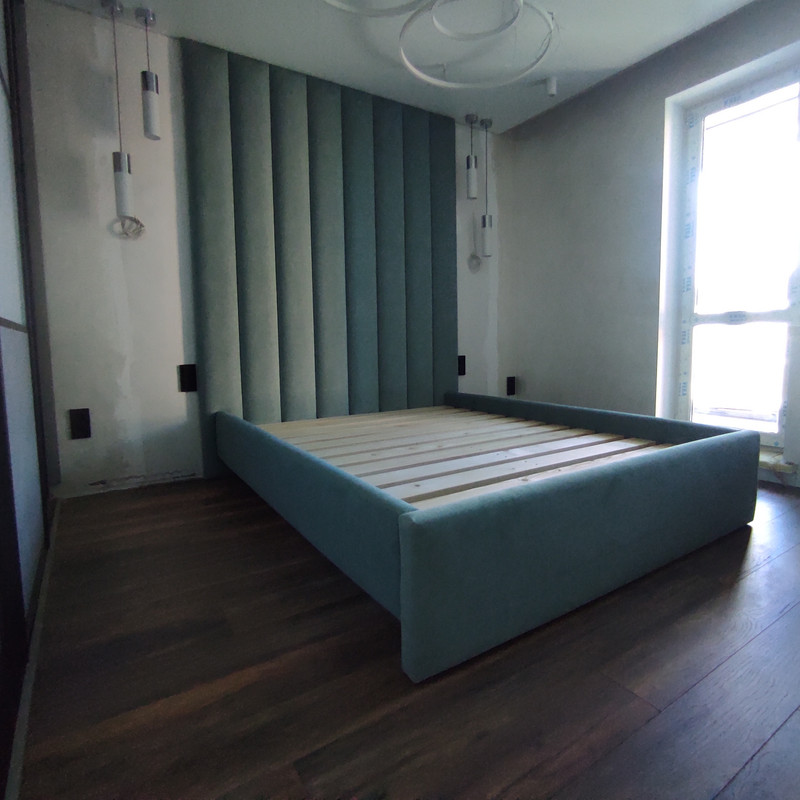 Кровать стеновая панель